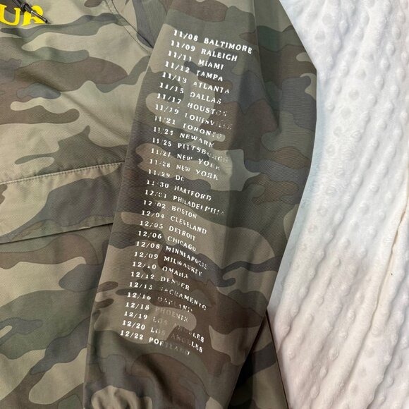 Travis Scott Astroworld Camo Windbreaker Jacket Anorak Size Large Camouflage - Picture 5 of 12